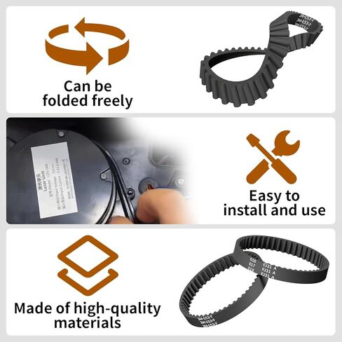 Replacement Vacuum Belts for Shark APEX: 3M-153-7 Soft Front Roller Belts for Shark Vertex Ultralight Vacuum Cleaner AZ1002 AZ1000 AZ2002 AZ2000 AX952 ZU782 ZS360 ZS362 LA502 LA500 LA455 UV850 2-Pack in Kuwait