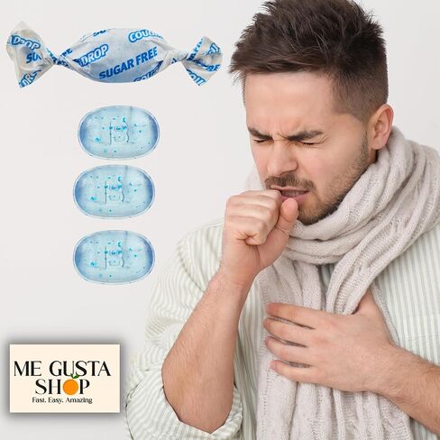 Equate Sugar-Free Menthol Cough Drops, 70 Count Pack of 02, 140 Total + me Gusta Sticker in Saudi Arabia