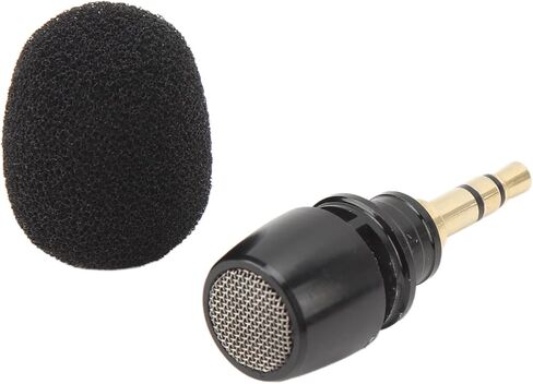 Mini Microphone,Mini Condenser Microphone with High Sensitivity,3.5mm Audio Connector,Noise Reduction Microphone for Voice Recording, Chatting and Singing in Saudi Arabia