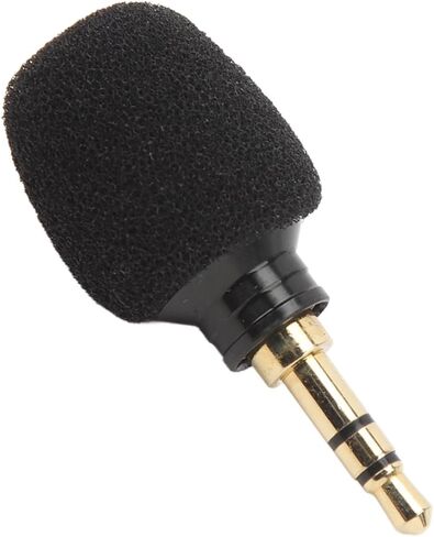 Mini Microphone,Mini Condenser Microphone with High Sensitivity,3.5mm Audio Connector,Noise Reduction Microphone for Voice Recording, Chatting and Singing in Saudi Arabia