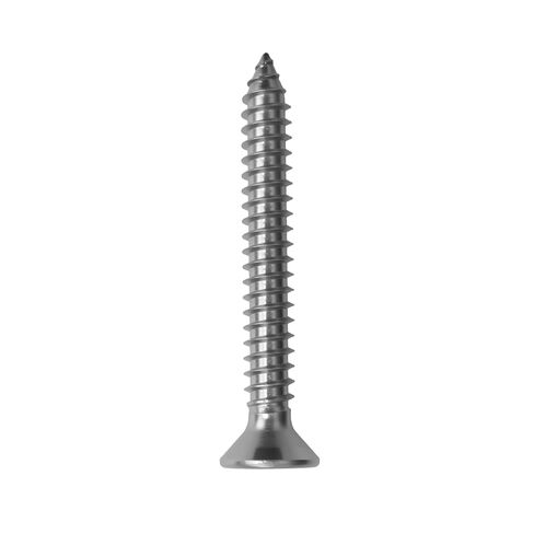 1/4" x 2" Self Tapping Screws (25 Pack), 304 Stainless Steel Flat Head Phillips Sheet Metal Screws, Corrosion Resistant Fasteners for Metal, Wood, HVAC & Automotive in Saudi Arabia