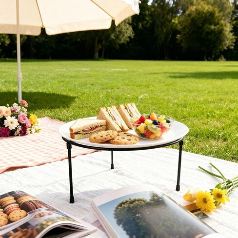 3 Pcs Black Metal Wire Pizza Pan Holder, 3 Size Pizza Stand Holder Round Pizza Tray Riser Rack Holder Metal Display Stands Heavy Duty Metal Wire Pizza Tray Riser for Home, Restaurant and Party in Saudi Arabia