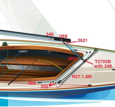 Harken Bullet Blocks، كتلة رصاصة خروج مزدوجة الحزم in Kuwait