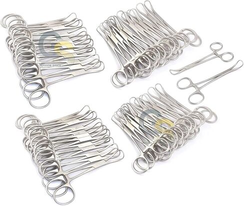 G.S BACKHAUS TOWEL CLAMPS 3.5" ECONOMY GRADE STAINLESS STEEL (50 PCS) By G.S ONLINE STORE in Saudi Arabia