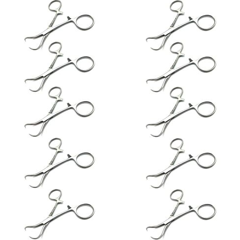 مشبك منشفة Medikrebs Backhaus مقاس 9 سم - 3 1/2 بوصة (مجموعة من 10) in Kuwait
