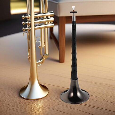 BESTYASH Traditional Suona Wind Instrument D Key Composite Body with Ebony Finish High-strength Corrosion and Crack Resistant Folk Musical Instrument for Practice and Random Color in Kuwait