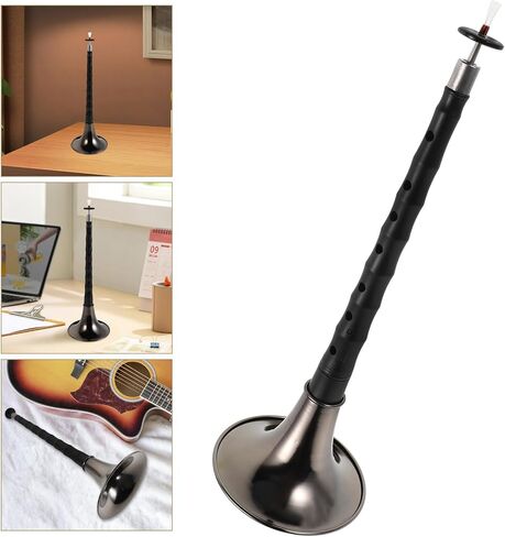 BESTYASH Traditional Suona Wind Instrument D Key Composite Body with Ebony Finish High-strength Corrosion and Crack Resistant Folk Musical Instrument for Practice and Random Color in Kuwait