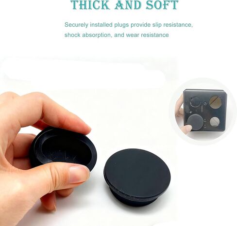 67 قطعة 11 مقاسًا من سدادات مطاط السيليكون الأسود للحلقات ذات الفتحة المستديرة سدادات مطاطية مرنة سدادات أنبوبية مقاومة للماء T-Type Gytovvvz in Kuwait