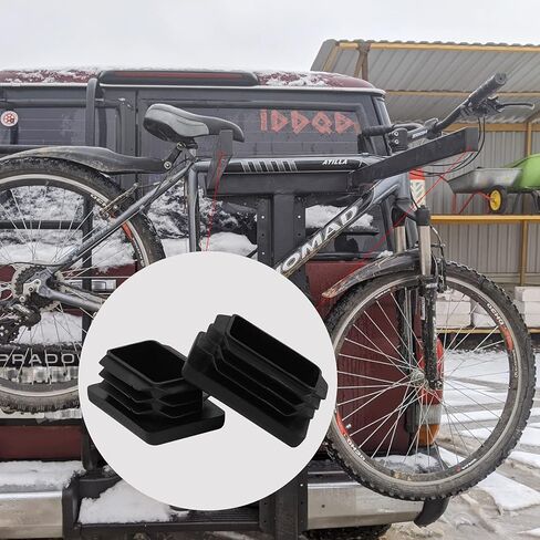 1 x 1 1/2 Inch Rectangle Tubing End Cap Plastic Plugs 12 Pack, 1x1.5 Inch Tube End Cap 1" x 1 1/2" Black Tubing Plug 1"x1.5" Fence Post Pipe Cap 1.5x1 Inch Tubing Insert in Saudi Arabia