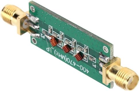 Low Pass Filter Module LPF 400-470MHz, 0.6mm Double-Sided PCB with Full Tin Plating, Low Insertion Loss RF Component for Fixed Gain Amplification and Test Equipment in Kuwait