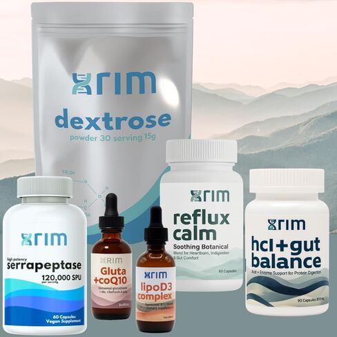 xrim Serrapeptase 120,000 SPU - مكمل إنزيم جهازي عالي الفعالية - دعم التحلل البروتيني للجيوب الأنفية والالتهابات والتعافي - نباتي، غير معدل وراثيًا، مغلف معويًا in Saudi Arabia