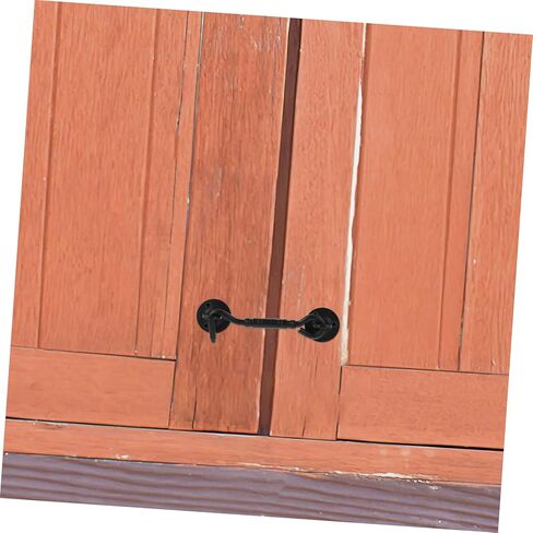 Heavy Duty Hook and Eye Latch Stainless Steel Security Latch for Doors Windows Gates Cabinets Durable Easy Installation Modern Aesthetic Design for Indoor Outdoor Use in Saudi Arabia