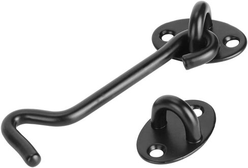 Fafeicy Stainless Steel Window Hook Latch Cabin Hook Door Latch with Screw Fittings for Home Office in Saudi Arabia
