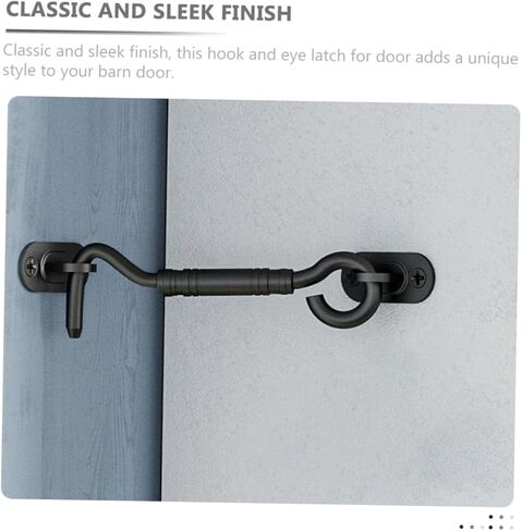 SEWACC 1Set Heavy Duty Hook Latch Barn Door Lock for Sliding Partition Doors Sleek Design Outdoor Gate Latch Durable and Stylish Door Security in Saudi Arabia