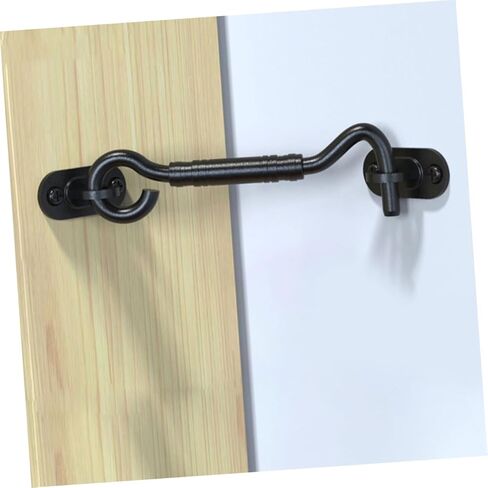 SEWACC 1Set Heavy Duty Hook Latch Barn Door Lock for Sliding Partition Doors Sleek Design Outdoor Gate Latch Durable and Stylish Door Security in Saudi Arabia
