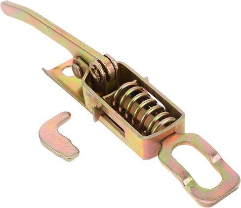 مزلاج Lurrose عالي التحمل قابل للتعديل لصناديق الأدوات، مزلاج سحب معدني مع تصميم مشبك يدوي زنبركي مناسب لمقصورات الشاحنات وثلاث عجلات، إطلاق سريع لتحقيق الكفاءة in Kuwait