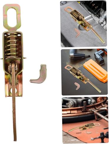 مزلاج Lurrose عالي التحمل قابل للتعديل لصناديق الأدوات، مزلاج سحب معدني مع تصميم مشبك يدوي زنبركي مناسب لمقصورات الشاحنات وثلاث عجلات، إطلاق سريع لتحقيق الكفاءة in Kuwait