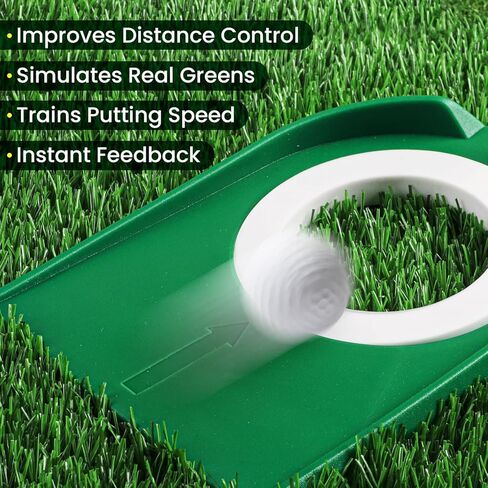 FINGER TEN Golf Putting Cup with Numbered Flag Design Value 6 or 9 Pack, Durable Plastic Practice Cups Golf Training Aids, Lightweight Easy to Carry for Office Backyard Indoor Outdoor in Kuwait