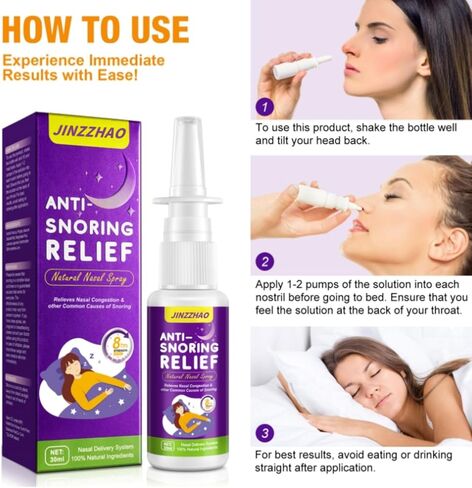 بخاخ مضاد للشخير، محلول للشخير للمساعدة في فتح الحلق وممر الهواء، حل فعال لوقف الشخير in Kuwait