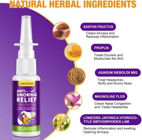 بخاخ مضاد للشخير، محلول للشخير للمساعدة في فتح الحلق وممر الهواء، حل فعال لوقف الشخير in Kuwait