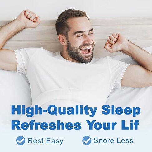 Chin Strap for Sleeping, Anti Snoring Devices Comfortable Effective Stop Snoring Solution, Snore Stopper Breathable, Anti Snore Chin Strap Adjustable Velcro, with Eye Mask, Black in Kuwait