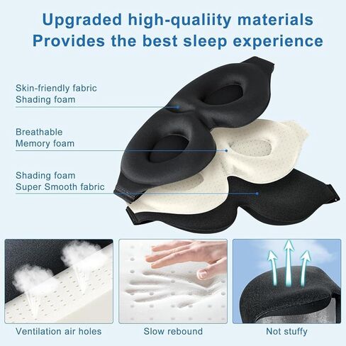 Chin Strap for Sleeping, Anti Snoring Devices Comfortable Effective Stop Snoring Solution, Snore Stopper Breathable, Anti Snore Chin Strap Adjustable Velcro, with Eye Mask, Black in Kuwait