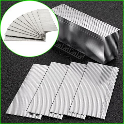 18 Gauge Brad Nails, 1-1/2'', 5000-Count Galvanized Brad Nails Assorted, 18GA Nail Gun Nails and Small Finishing Nails Assortment for Pneumatic, Electric Brad Nailer Gun (1.5IN-F38) in Kuwait