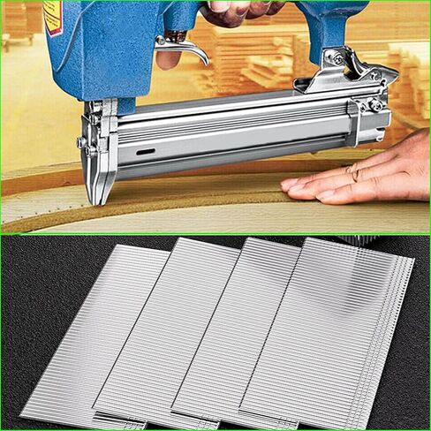 18 Gauge Brad Nails, 1-1/2'', 5000-Count Galvanized Brad Nails Assorted, 18GA Nail Gun Nails and Small Finishing Nails Assortment for Pneumatic, Electric Brad Nailer Gun (1.5IN-F38) in Kuwait