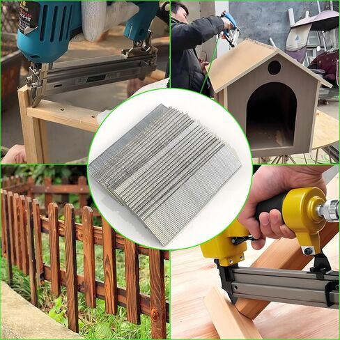 18 Gauge Brad Nails, 1-1/2'', 5000-Count Galvanized Brad Nails Assorted, 18GA Nail Gun Nails and Small Finishing Nails Assortment for Pneumatic, Electric Brad Nailer Gun (1.5IN-F38) in Kuwait