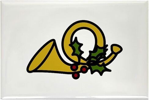 CafePress Christmas Bugle Magnets Rectangle Magnet (100 pack) in Saudi Arabia
