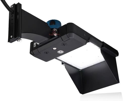 RuggedGrade Light Shield for Revati II Series LED Parking Lot Lights - Fits 150 Watt Models - Black Color - Outdoor Glare Reduction Accessory - Durable Aluminum Build in Kuwait