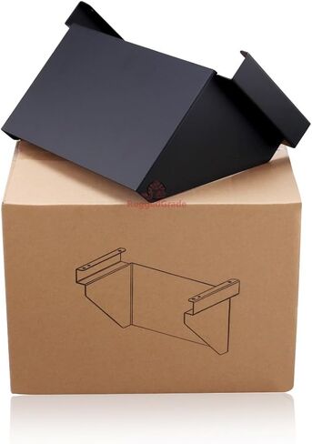 RuggedGrade Light Shield for Revati II Series LED Parking Lot Lights - Fits 150 Watt Models - Black Color - Outdoor Glare Reduction Accessory - Durable Aluminum Build in Kuwait