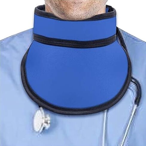 EYPKPL Lead Xray Gown Lead Apron 0.35 Mmpb/0.5 Mmpb X Ray Lead Thyroid Shield Collar Radiation Apron Adjustable Thyroid Shield X-ray Shield Protection in Kuwait