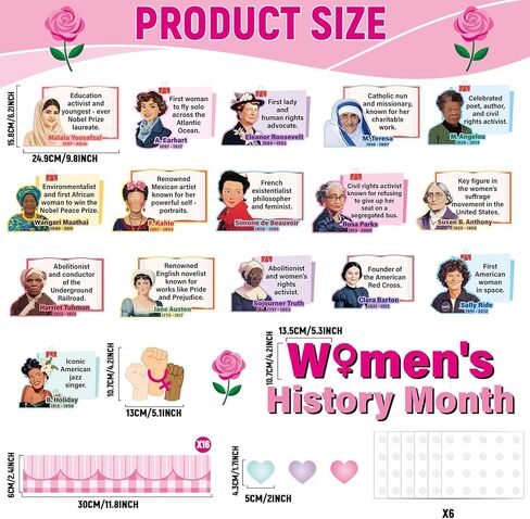 82 Pcs Hispanic Heritage Month Bulletin Board Sets Spanish Classroom Decorations Famous Latin American Hispanic Figure Paper Cutouts Motivational Bulletin Board Border for School Wall Chalkboard Decor in Saudi Arabia