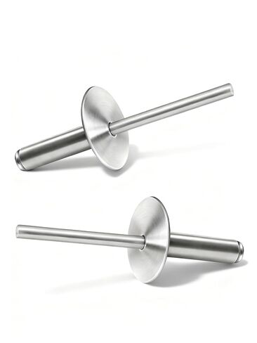 Large Flange 1/8 x 1/2 Inch Blind Rivets 3.2 * 13mm 250 Aluminum Pop Silver for Sheet Metal Plastic Wood in Saudi Arabia
