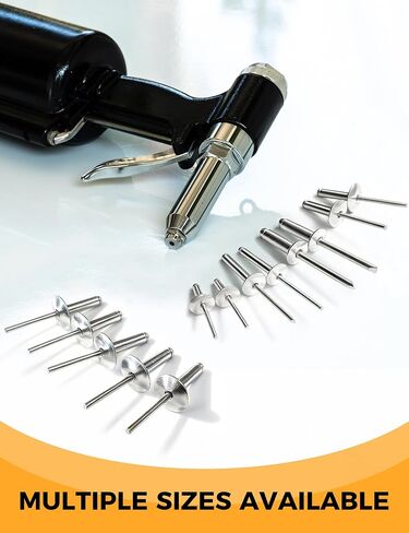 Large Flange 1/8 x 1/2 Inch Blind Rivets 3.2 * 13mm 250 Aluminum Pop Silver for Sheet Metal Plastic Wood in Saudi Arabia