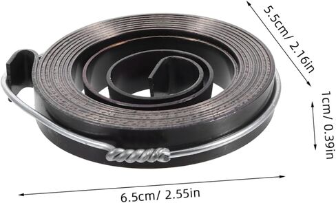 KALLORY 2Pcs Steel Coil Spring for Drill Press Heavy Duty Quill Return Spring Assembly Compatibility for Bench Drills Enhanced Safety Precision Design in Saudi Arabia
