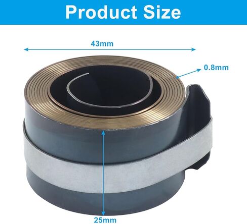 25mm Width Drill Press Spring, Auto Reset Drill Press Return Coil Spring in Saudi Arabia