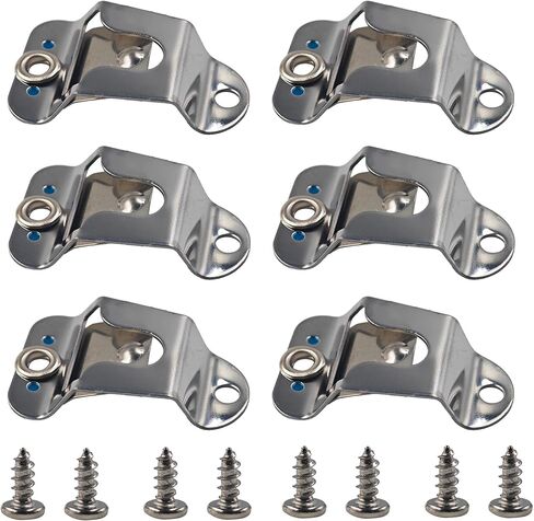 6Pcs Microphone Holders - Heavy Duty Mic Hanger Clips with Mounting Screws for Handheld CB Radio Microphones, Compatible with GM300 GM3688 GM3188 GM950 SM120 Mobile Radios in Saudi Arabia