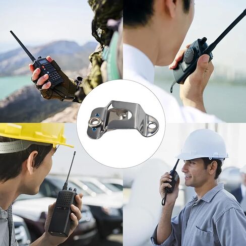 6Pcs Microphone Holders - Heavy Duty Mic Hanger Clips with Mounting Screws for Handheld CB Radio Microphones, Compatible with GM300 GM3688 GM3188 GM950 SM120 Mobile Radios in Saudi Arabia