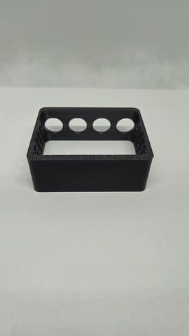 Aquatic Water Quality Testing Tube Holder with 4CT 10ml Test Tubes 5ml Markings - Plastic Durable Rack, 4 Tubes Variation (Black Rack) in Saudi Arabia