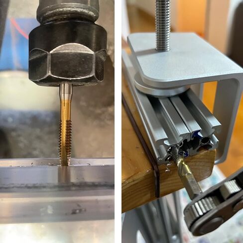 5/16-18 UNC Spiral Point Thread Taps, Screw Tap Threading Tapping Tool, High Speed Steel Titanium Coating Tap Tapping Bit for Drilling Milling, 5 Pcs in Kuwait