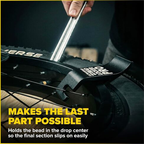 Ultraverse Bike Tire Installation Tool – Bead Holder Hook for E-Bike, Motorcycle, Dirt Bike & Off-Road Tire Changing, Tire Bead Keeper, Heavy-Duty Stainless Steel in Kuwait