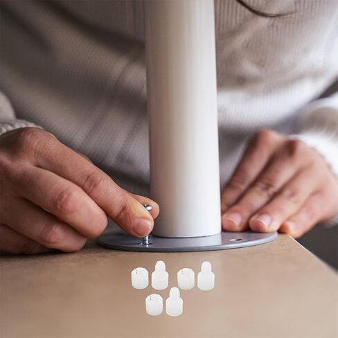 100pcs Cabinet Accessories White Dowel Inserts for Door Drawer Repair Durable Nylon Hinge Fasteners Furniture Assembly Dowel in Saudi Arabia