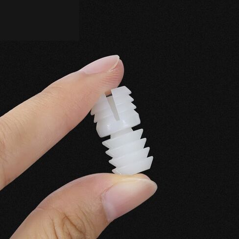 100pcs Cabinet Accessories White Dowel Inserts for Door Drawer Repair Durable Nylon Hinge Fasteners Furniture Assembly Dowel in Saudi Arabia