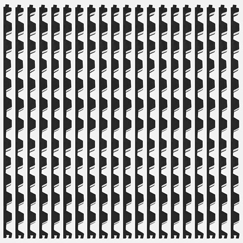 شرائط إغلاق إسفنجية للسقف المعدني، 20 قطعة 36 بوصة شرائط إسفنجية من البولي إيثيلين مع ذاتية اللصق لألواح التسقيف المعدنية، أسود in Kuwait