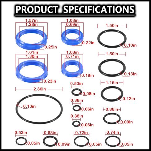 PT2748W-94 O Ring Seal Kit for Jet W Pallet Jack Hydraulic Unit, Replaces PT2748W, PT2748LW, PT2748L and Their variants in Saudi Arabia
