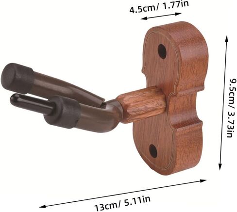 ERINGOGO Wall Mounted Hanger for Violin Erhu Durable Storage Hook with Protective Surface Elegant Display for String Instruments in Saudi Arabia