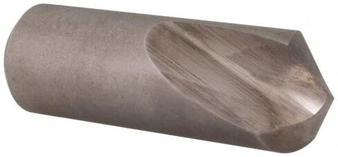 Hertel Spotting Drill, 3/4" Diameter, High-Speed Steel, 3/4" Shank Diameter, Bright/Uncoated Finish, 118 Degree, 1-1/8" Flute Length, 2-1/4" OAL, Right Hand Cut in Saudi Arabia