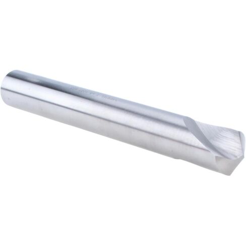 Hertel Spotting Drill, 1" Diameter, HSS, 1" Shank Diameter, Bright/Uncoated Finish, 120 Degree, 1-3/4" Flute Length, 8" OAL, Right Hand Cut in Saudi Arabia
